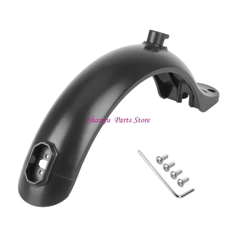 

High Strength Plastic Rear Rear Mudguard with 4 Mounting Holes for Electric Scooters Fits 8.5 Inch Models R6FB
