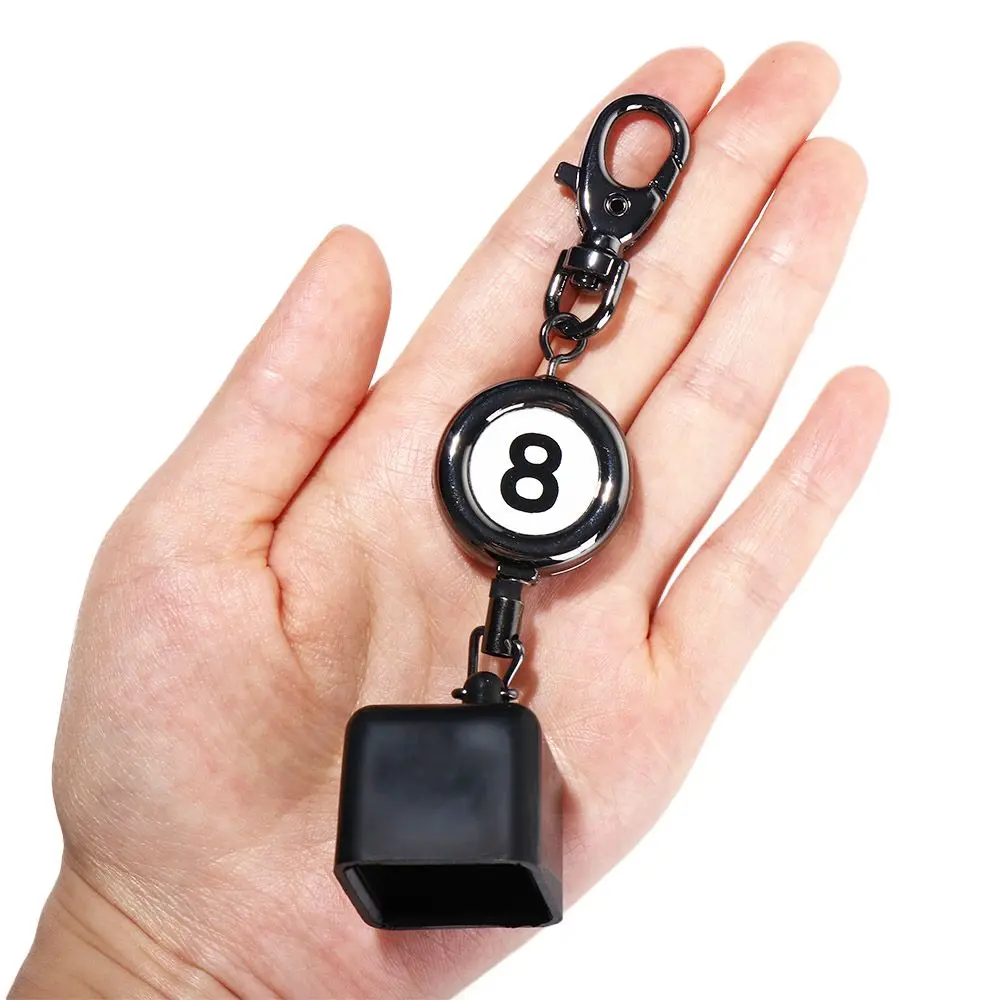 Clip Keys Chain Drawing Belt Clip Snooker Pool Chalk Holder Retractable Choker Clip Chalk Storage Holder Billiards Chalk Holder