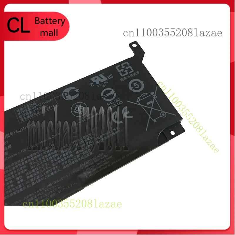 New Genuine B31N1708 Battery for Asus TP510 TP510UA TP510UF TP510UQ-1A Series