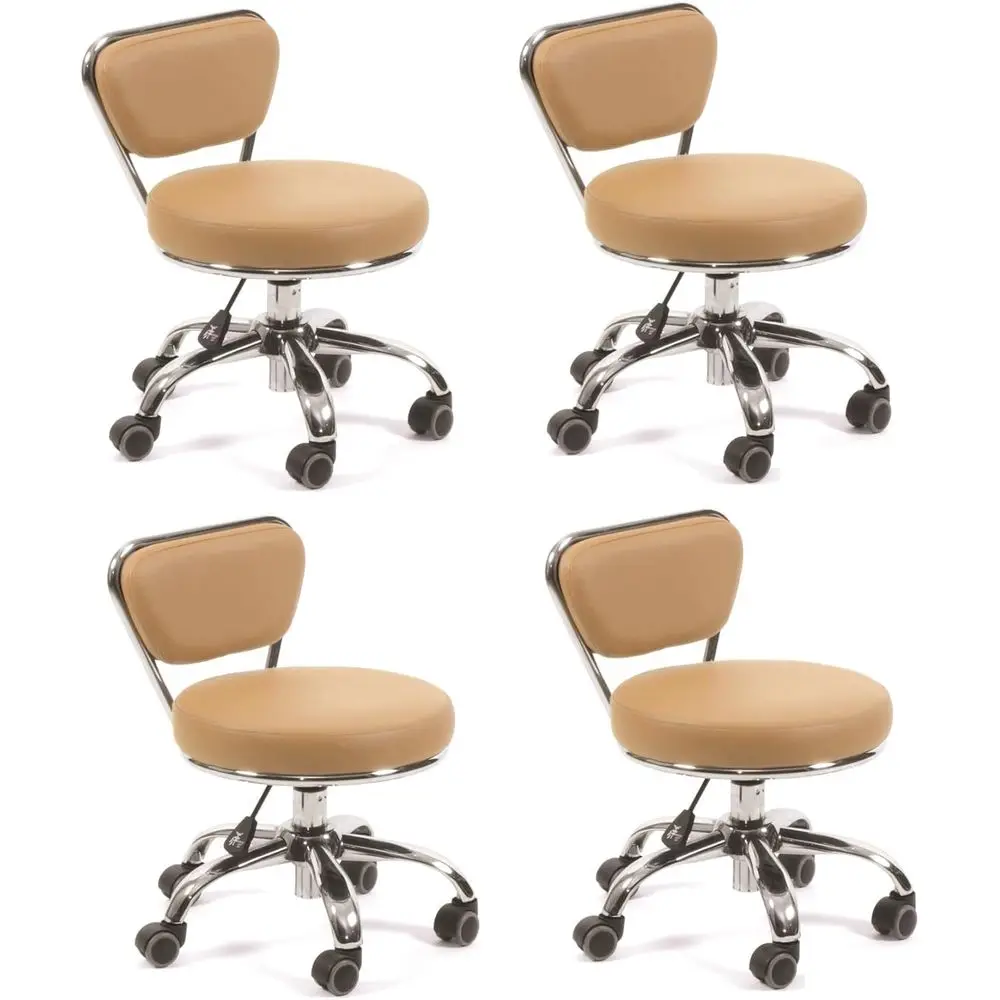 

Регулируемое пневматическое педикюрное кресло, регулировка высоты 13-15 дюймов, на колесиках, отделка «кашемир»