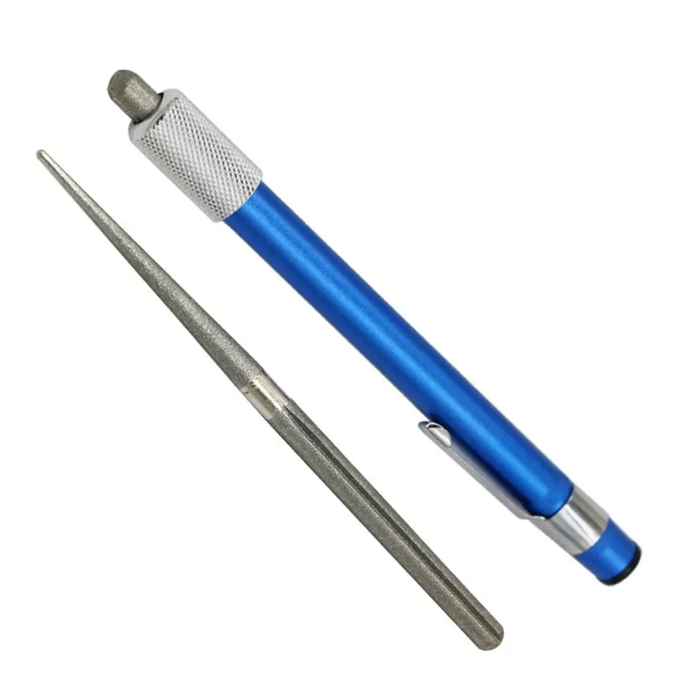 낚시 후크 샤프너 펜 샤프너, 하이 퀄리티 야외 도구, 다이아몬드 펜 모양 샤프너, 신상품, 핫 세일