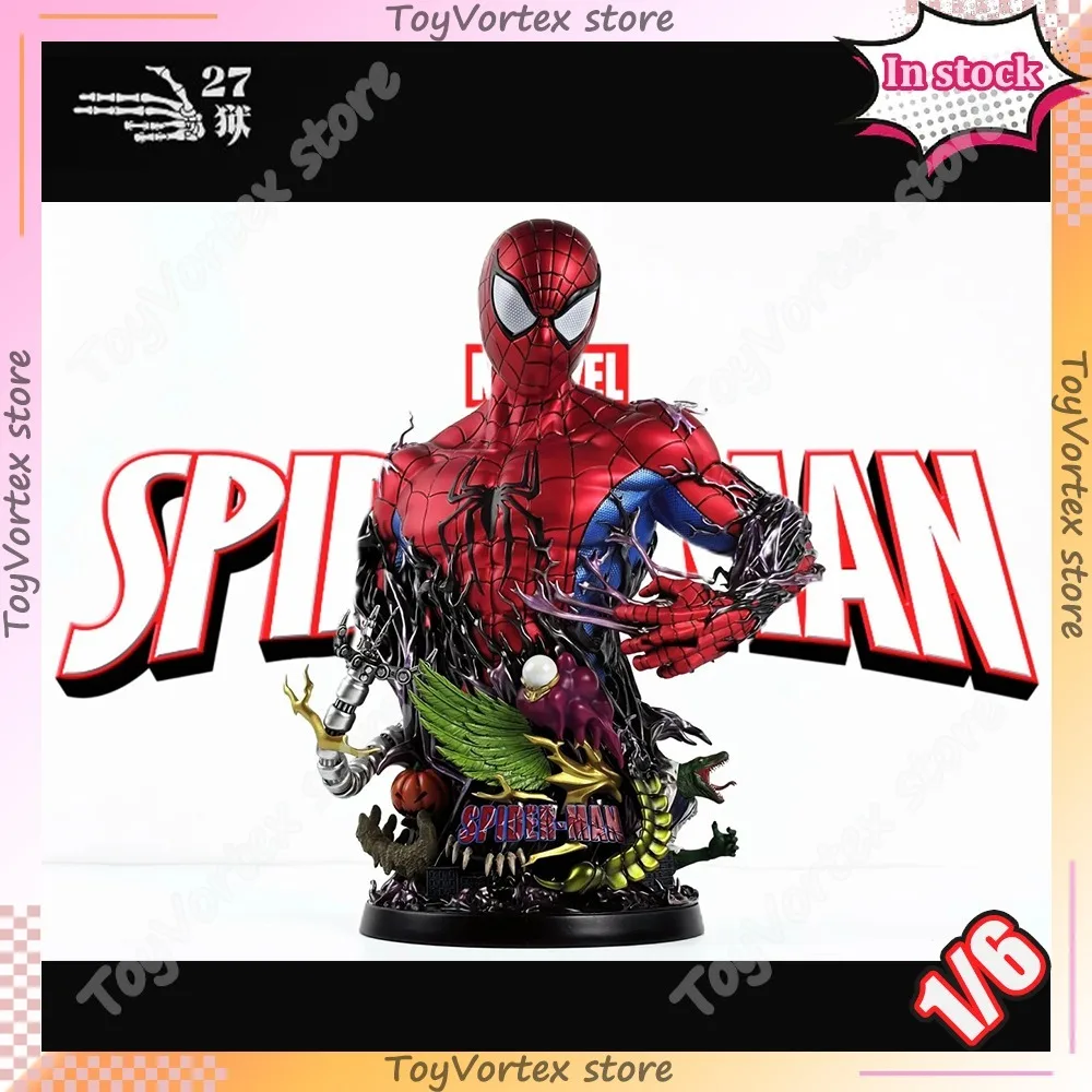 

1/3 27 Yu Studio Marvel Superheroes SpiderMan Figure Surroundings Resin Model Scene Statue Desktop Decoration Ornaments Toys