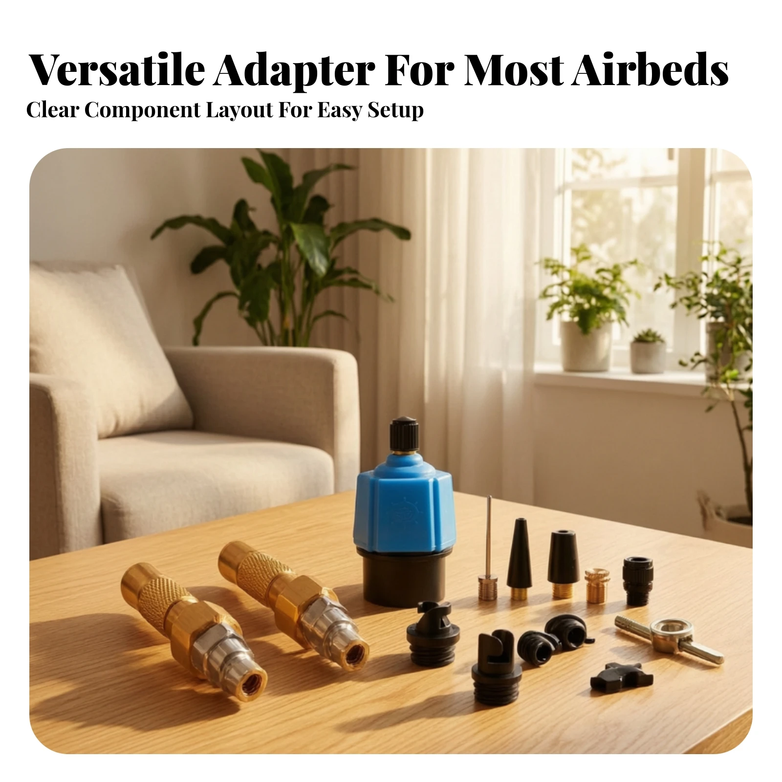 13 Pieces Inflation Adapters Universal Inflation Adapter Assortment Adapters Compact for Garages, Workshops