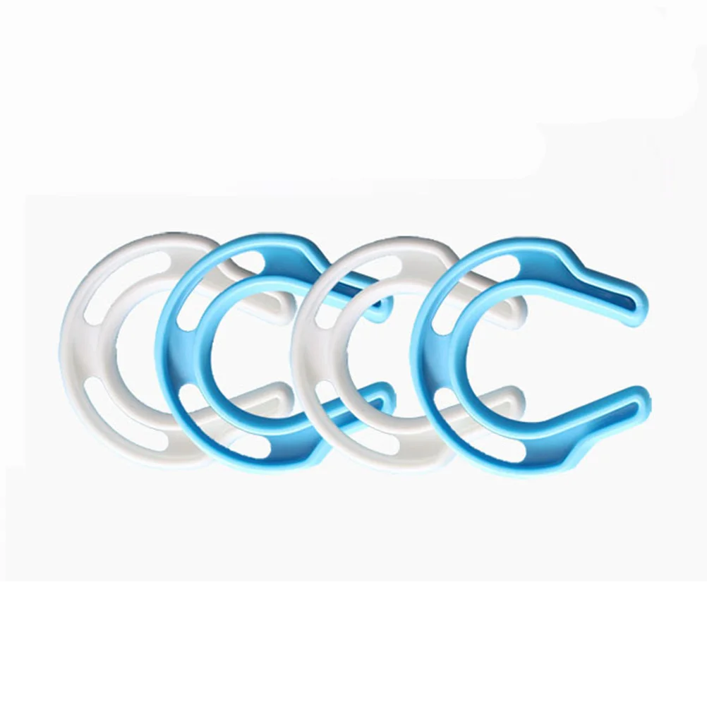 

4 pcs Safety Door Pinch Guard Plastic Door Stopper For Kids Baby Finger Protection Blue White Doors Protector