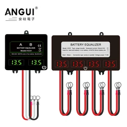 ANGUI HC01 HC02 Voltage Controller Lead Acid Charger Regulator Serial 2S Touch Switch Battery Equalizer 12V 24V 36V 48V