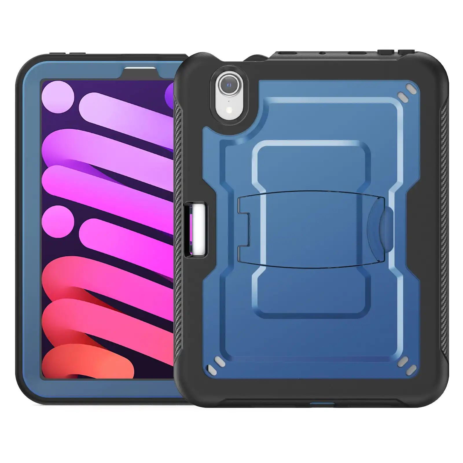 

Для iPad mini6 2021 mini7 A17pro 2024 8,3-дюймовый противоударный чехол-подставка для планшета с плечевым ремнем для ПК, безопасный силиконовый чехол для детей