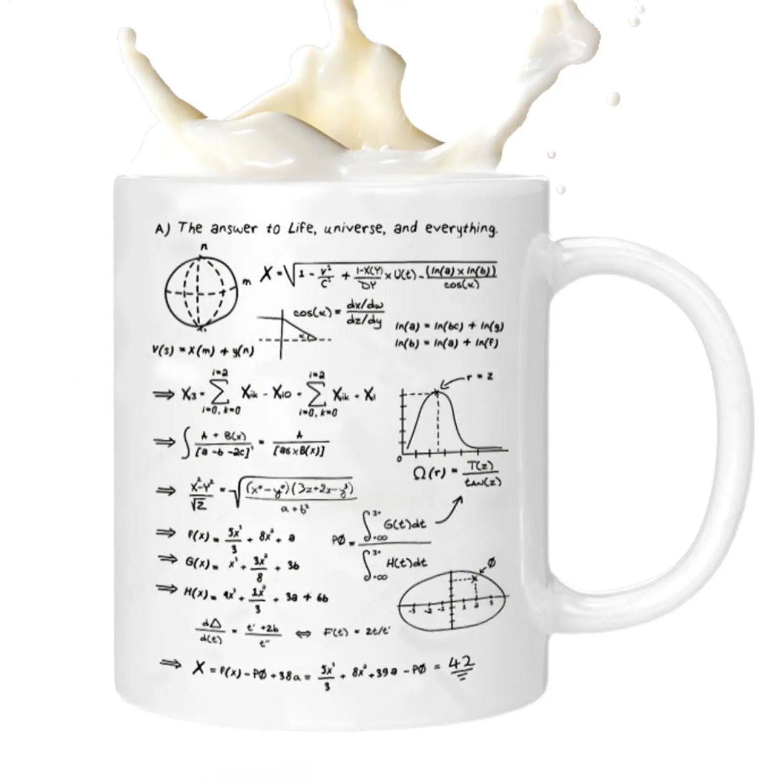 Ceramic Drinkware Physics Coffee Cup Milk Breakfast Cups Tea Water Cup Breakfast Cup Tea Juice Milk Water Beverage cup 320ml