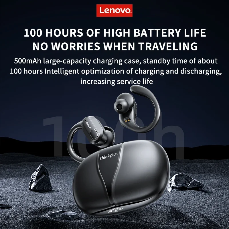 Original Lenovo XT80 Sports Wireless Earphones with Mics, LED Power Display,Hifi Stereo Sound Bluetooth 5.3 TWS HeadphHeadphones