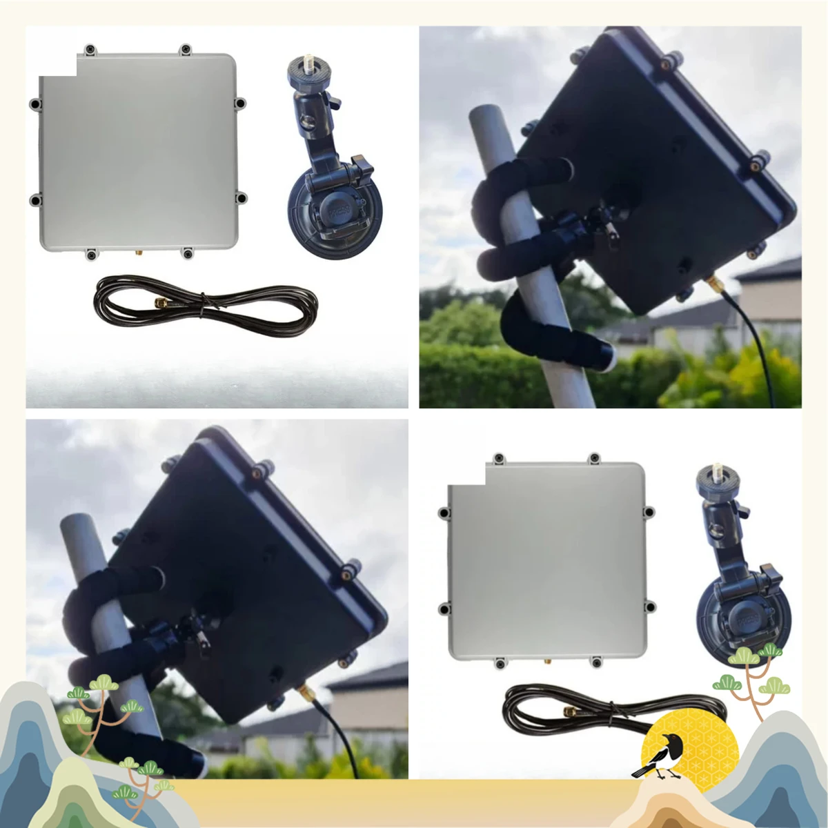 RTL-SDR Blog L-Band, Active, Active, Receiver Antenna, Kit, Covering 1525-1660MHz