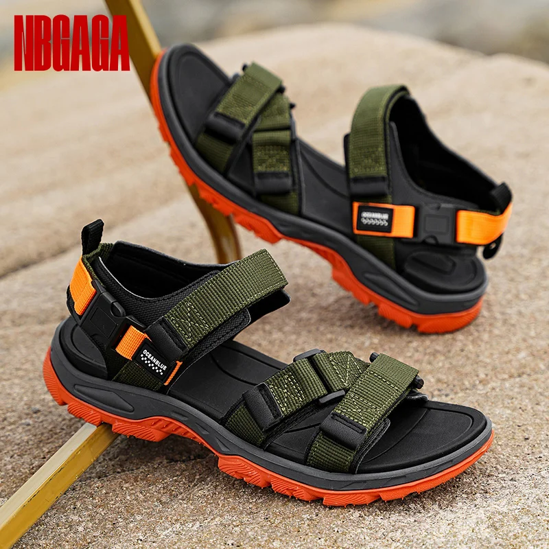 

Men Platform Sport Outdoor Sandals Lightweight Non-Slip Comfortable Walking Sandals with Arch Support Hiking Sandals for Summer