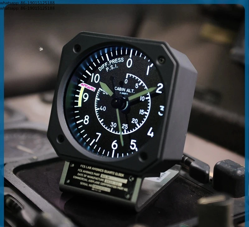High Quality   LAB-M Metal Aviation Feeling Clock BOEING Simulation Flight Instrument