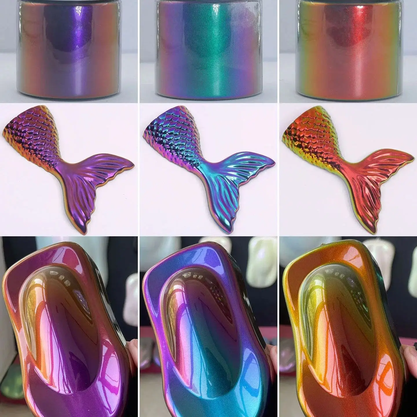 Ultra Super Shifting Chameleon Paint Pigment Powder Hypershift/Chromashift/Cameleon Color shift Pearl Pigment