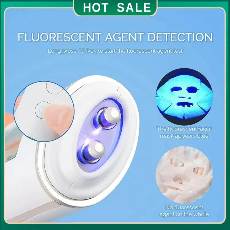 24-uurs levering 2X huidtester Gezichtshuidvocht en oliegehalte Huidanalysator Huidwater Wang Elastische huid Leeftijdtestmeter