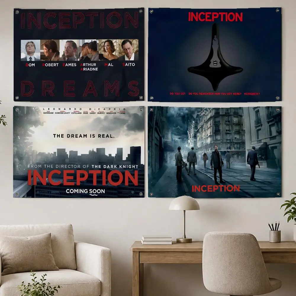 Bold Movie Inception Flags Room Home Decor Wall‑Hanging Art Banner, Outdoor for Bedroom Party Background Decoration