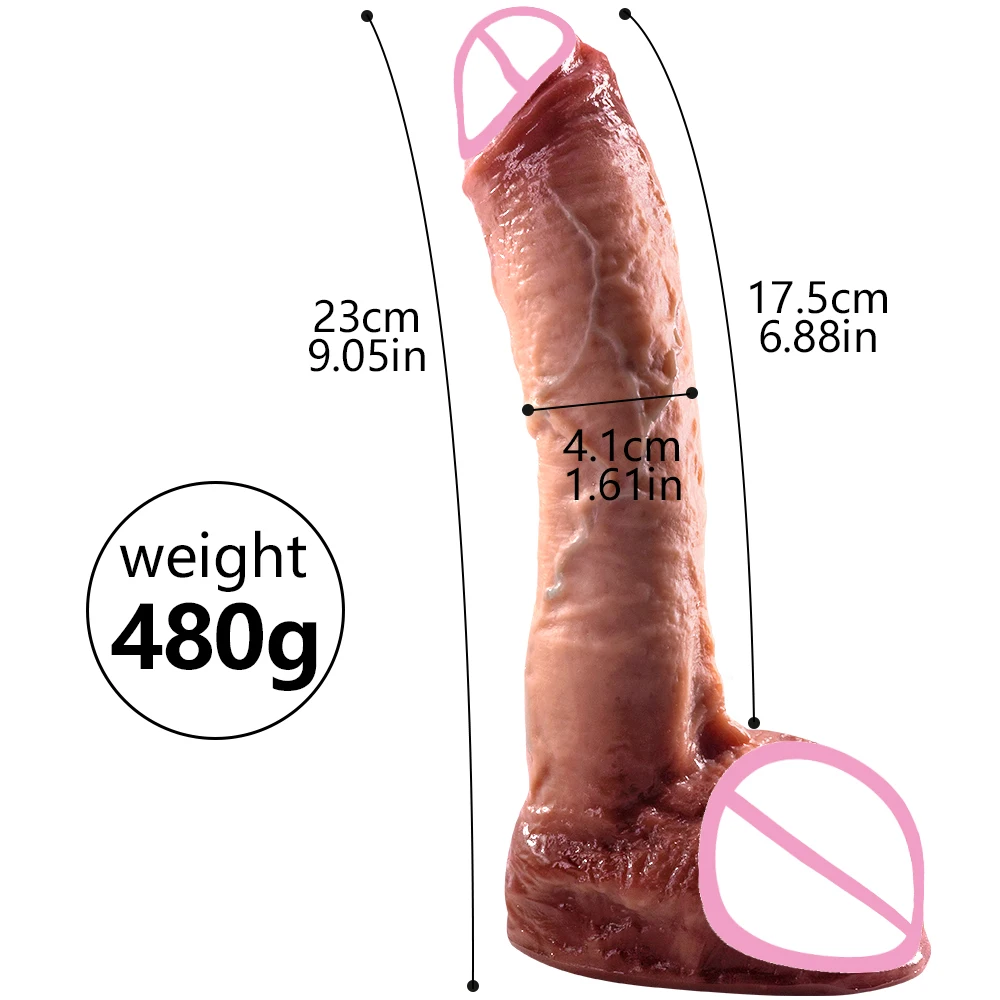 Soft Flesh Real Dildo Anal Plug Erotic Medical Silicone Gay Vaginal Masturbator Penis Big Suction Cup Dick god Sex Toy for Women