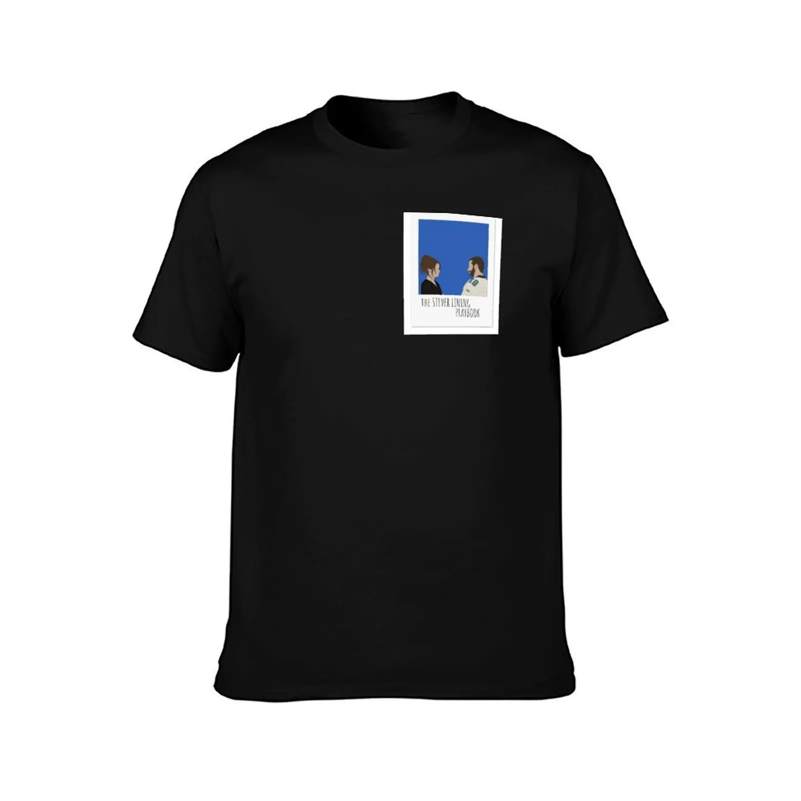 The Silver Lining Playbook T-Shirt, Summer Casual Cotton Tee, Oversized Streetwear Tops, Vintage Graphic Print, Unisex Men Women