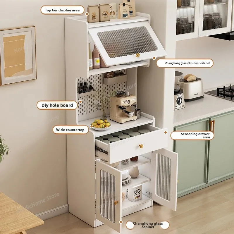 

Display Cabinet Kitchen Cabinet Display Storage Shelves Organizer Furniture Modern Storage Cabinet Muebles Para Hogar Kitchen