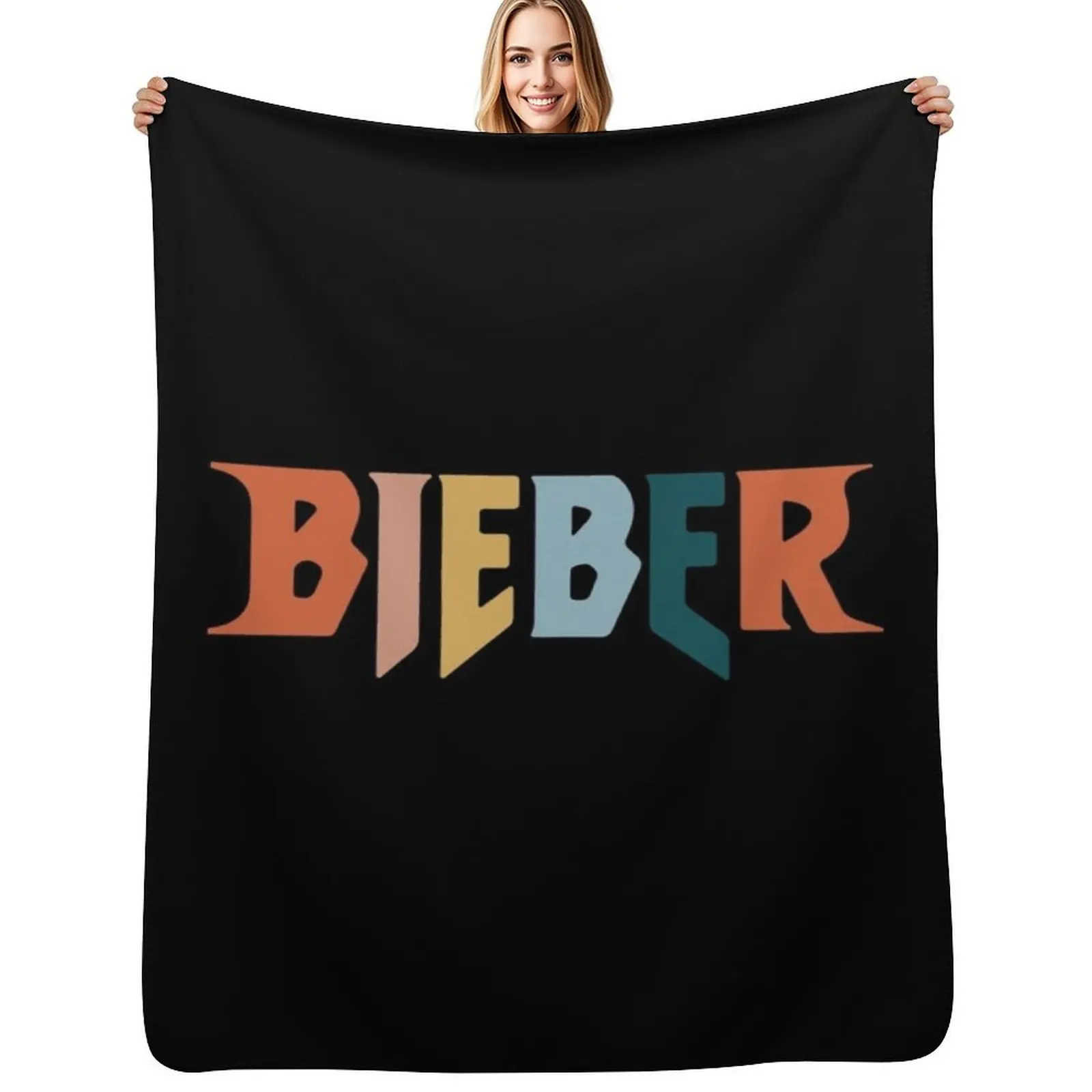 Justin Beiber Popstar Throw Blanket Easy Care Comfortable Blanket for Couch