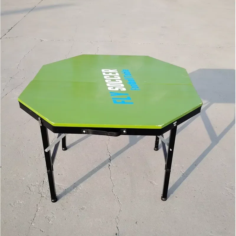 Fly Soccer Football Octagonal Table Foldable Moveable Outdoor Soccer Table Entertainment