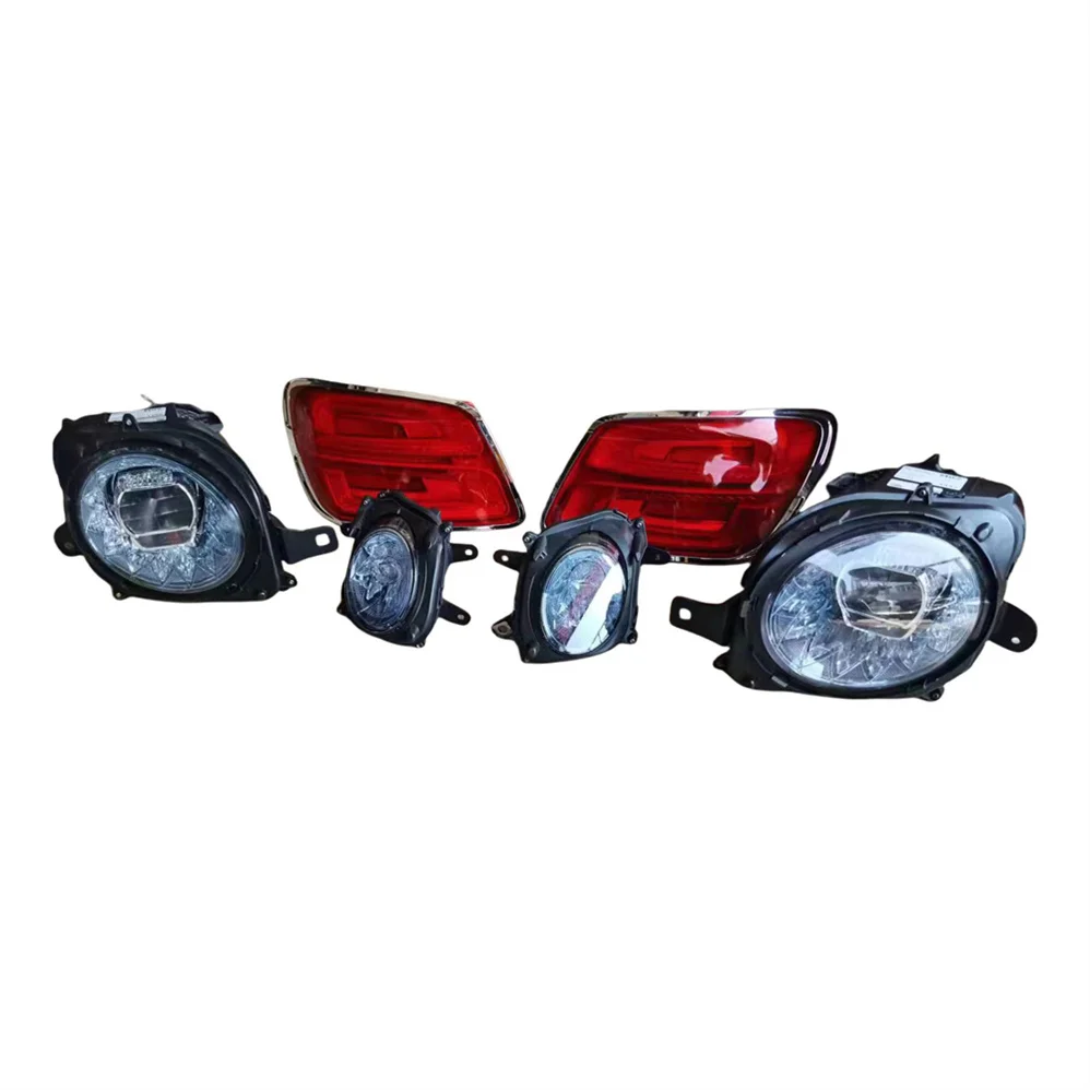 For for 19-24 Flying LED Matrix Diamond Headlights Assembly with 6500K New Condition 12V Includes Taillights