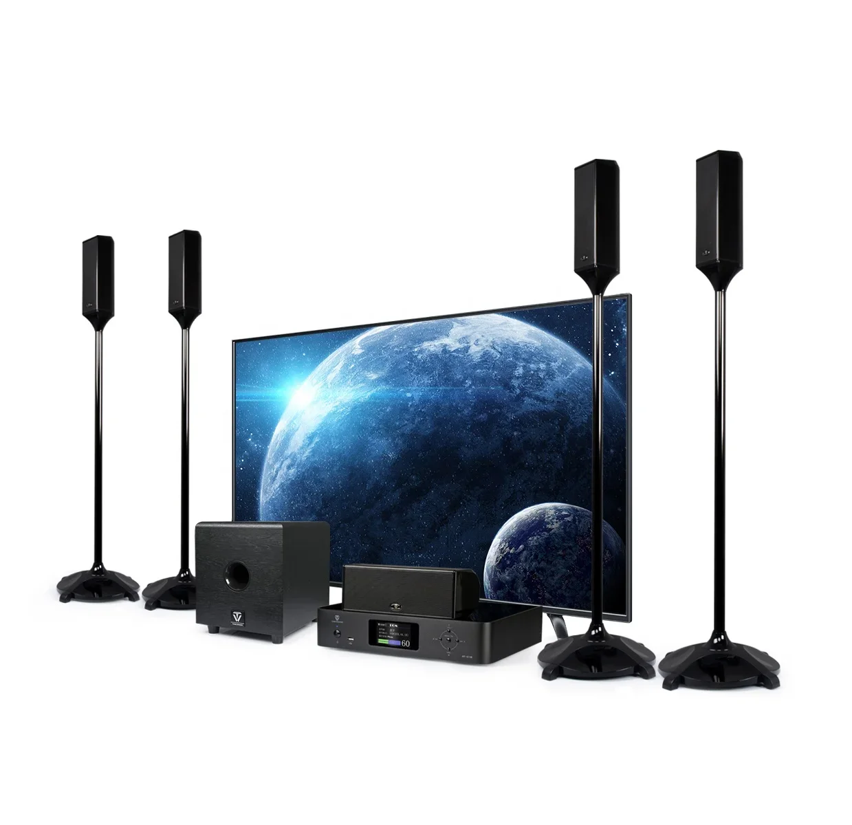 1000 Watt Home Theater System 5.1 Wireless Home Theater Speakers 7.2 Home Theater System Wooden