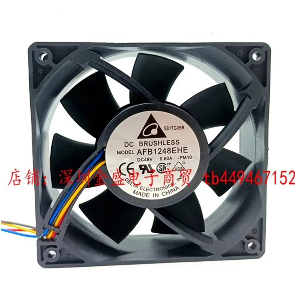 

New delta AFB1248EHE 48V 0.74a 12038 12cm large air volume equipment cooling fan