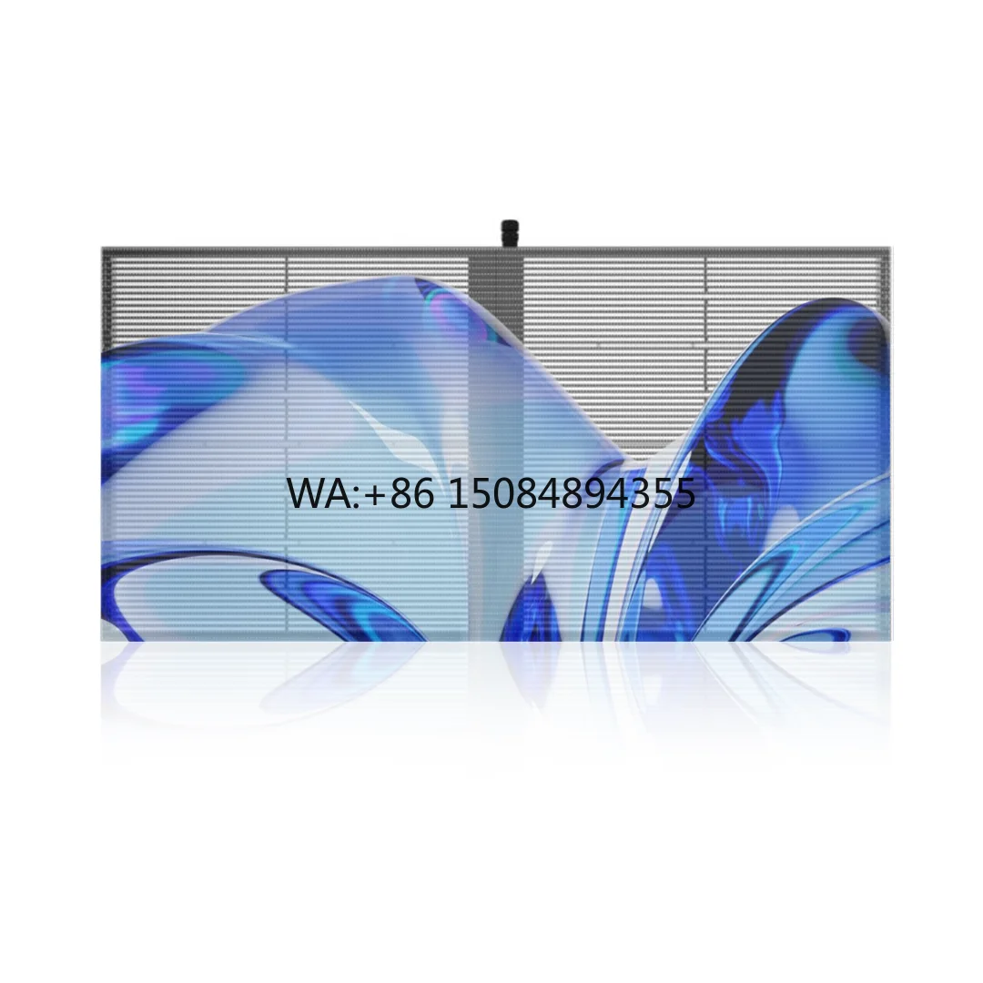 

High-Performance Indoor LED Transparent Screen P10.4-10.4 with 4500cd Brightness 3-Year Warranty for Retail Store Advertising