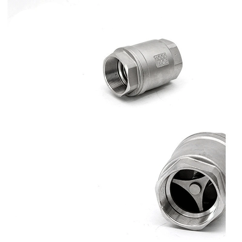 1/4 "3/8" 1/2 "3/4" 1 "2"-4 "BSPT Weiblichen 201 304 316 edelstahl Eine Möglichkeit Keine-rückkehr Überprüfen Vertikale Ventil Harte Oder Weiche Dichtung – Detail 2