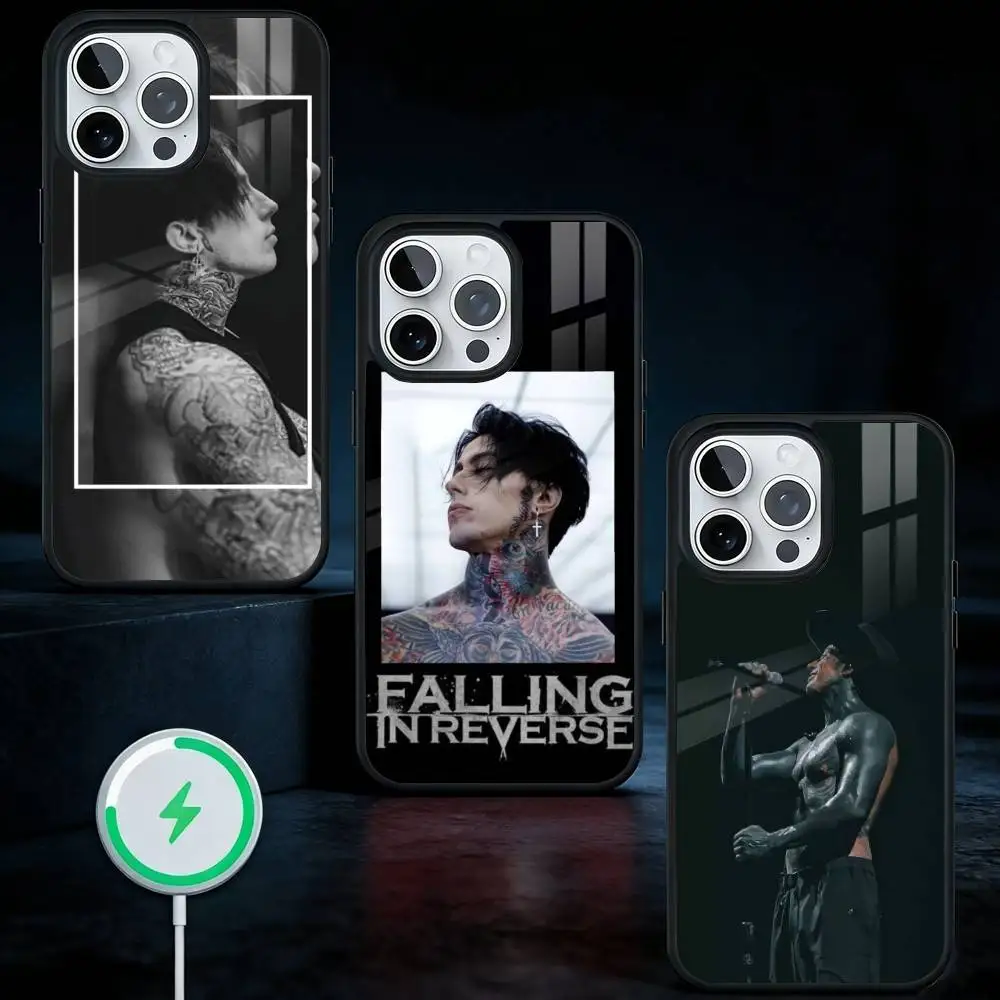 

F-Falling In R-Reverse Phone Case For iPhone17,16,15,14,13 Plus,Pro Max Magnetic For Magsafe Wireless Charging