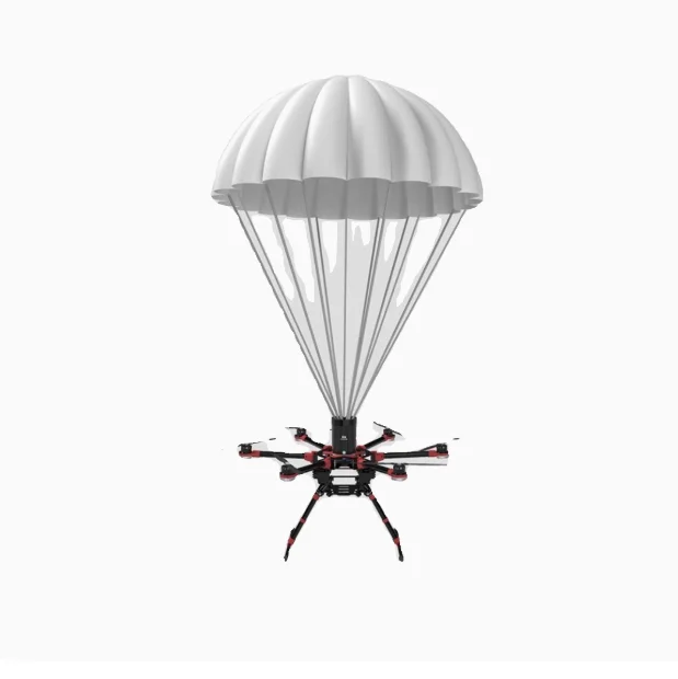 

Remote Control Parachute for Multi-Rotor Racing Drones with Camera Recyclable Reuse Fixed Wing Protection