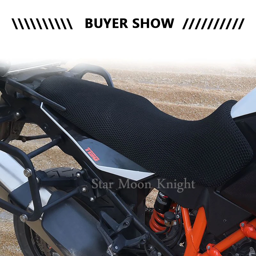 3D atmungsaktiver Mesh-Sitzkissenbezug für 1090 1190 1290 Adventure, wasserdichter Sonnenschutzbezug, Motorradzubehör