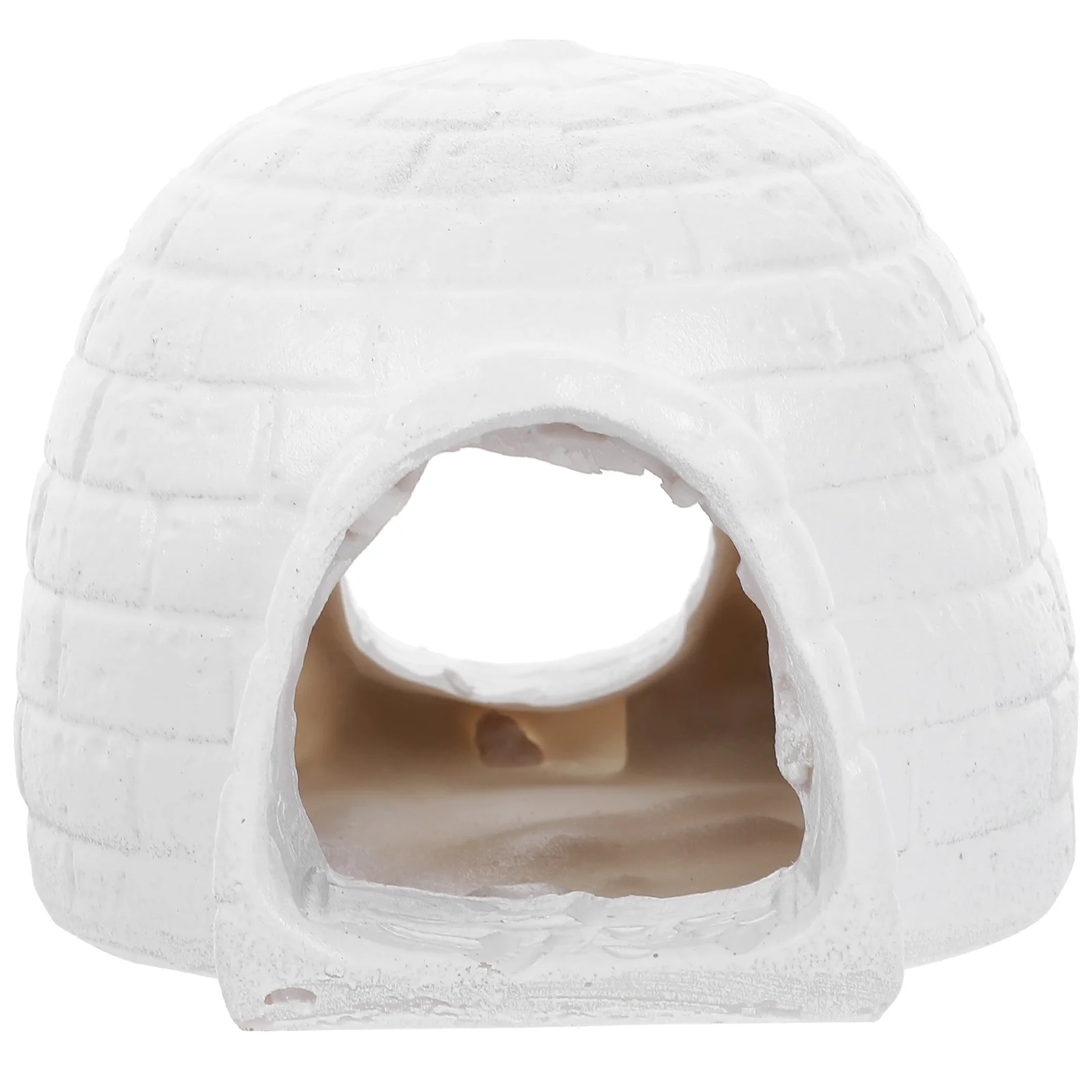 

Resin Igloo Polar Aquarium Decoration Tank Hideout Hiding Shelter Creative Fish Shrimp Ornament Tank Hideout Igloo Figurine