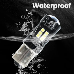 2 PCS Trắng Canbus P21W 1156 Đèn LED BA15S cho VW 09-14 POLE MK5 GTI 6R PASSAT B7 SKODA LED LED DRL Đèn ánh sáng tuần hoàn DRL 10 Bán hàng chính VW Polo 6R Farol - 3