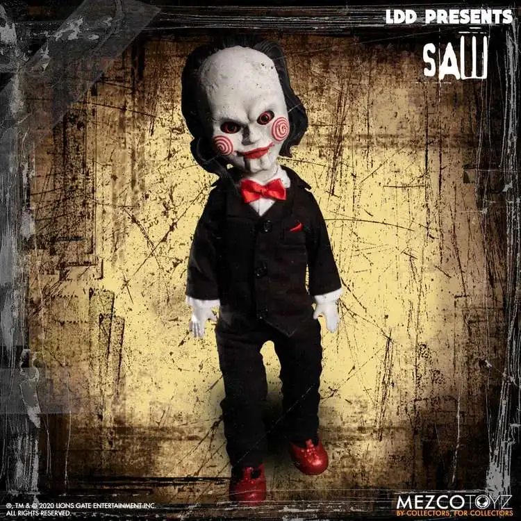 Mezco Living Dead Dolls Series 10-Inch Saw Billy Collectible Figure Toy