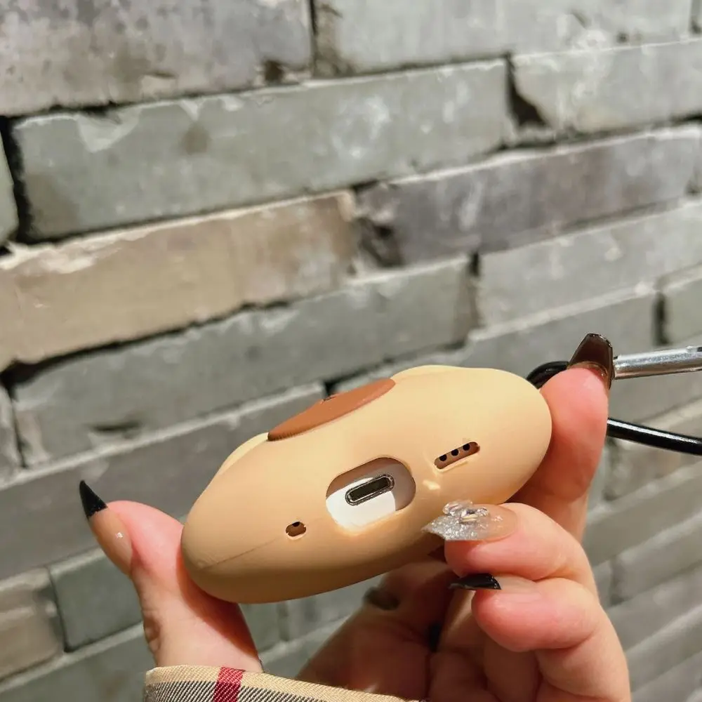 Casing Earphone Capybara Anime 3D, casing silikon kartun pelindung, aksesori Earphone untuk AirPods 1 2 3 Pro/Pro2