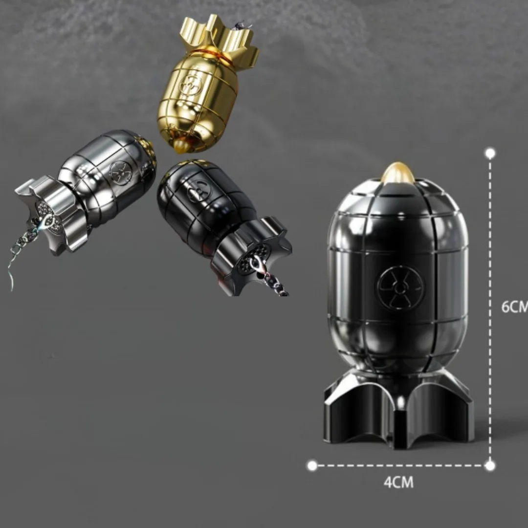 Crianças brinquedo fidget um botão ejeção escudo spinner adultos alívio do estresse gadget mão spinner presentes exclusivos para meninos brinquedos de tiro