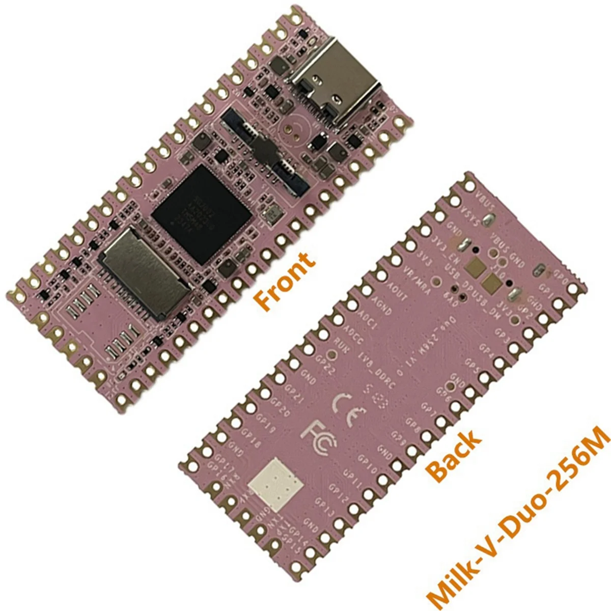 ABDX-Milk-V-Duo-256M-Kit Milk-V Duo 256MB SG2002 RISC V Linux Board Alternative to for Raspberry Pi