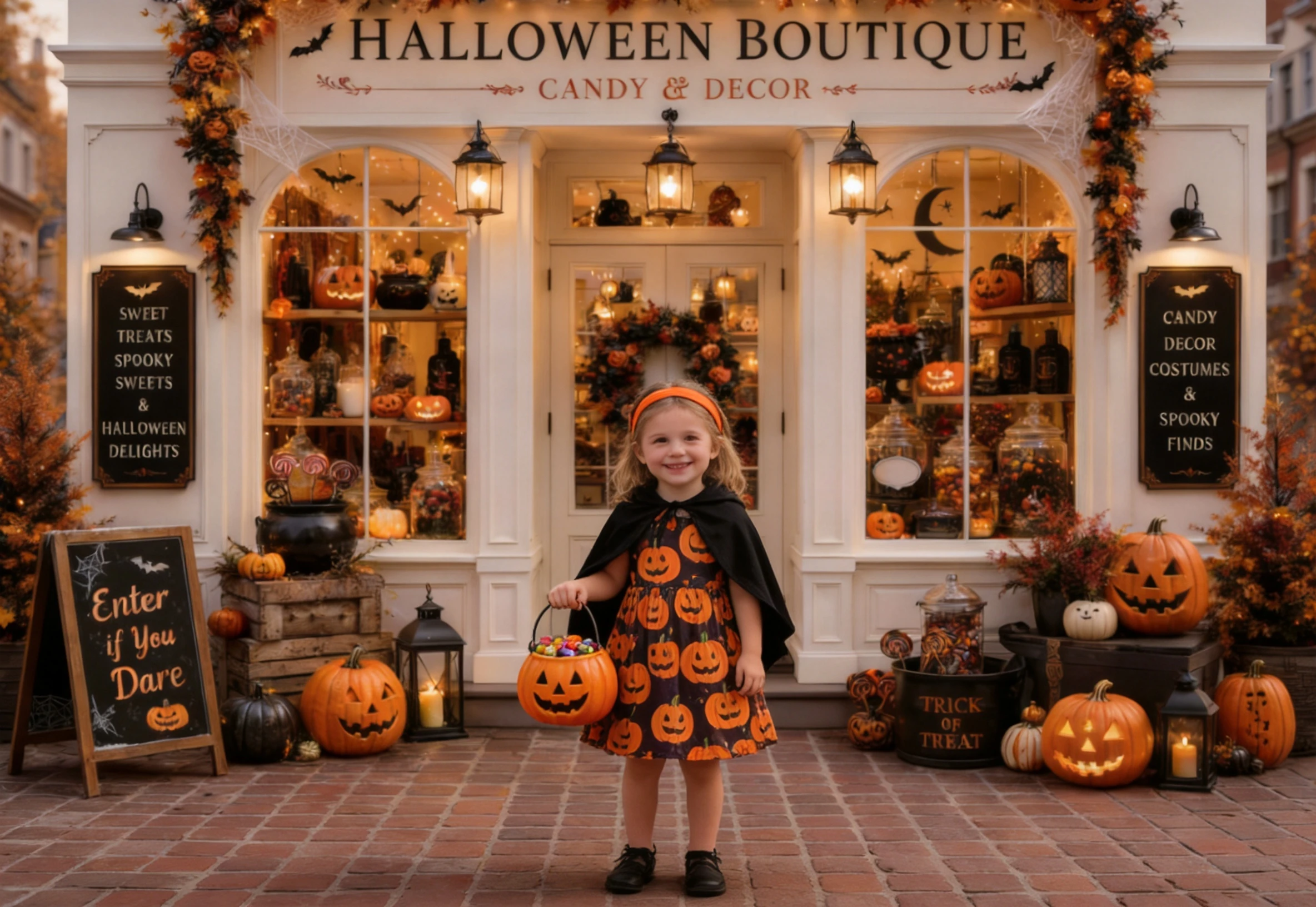 Halloween Pumpkin Vintage Spooky Witch Cottage Apothecary Shop Pumpkin Patch Scary Maze Greenhouse Photography Backdrop