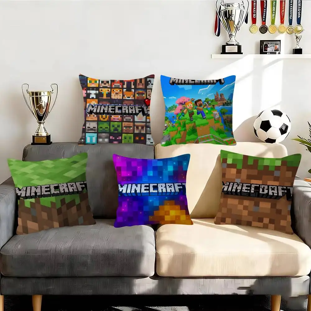 Spielkissen, Kissenbezug, Polster, Sofakissen, Wohndekoration, Mine-c-crafts Kissenbezug