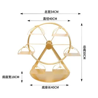 Rotating Ferris wheel, vegetable plate, hot pot restaurant, personalized display grill, restaurant dessert rack