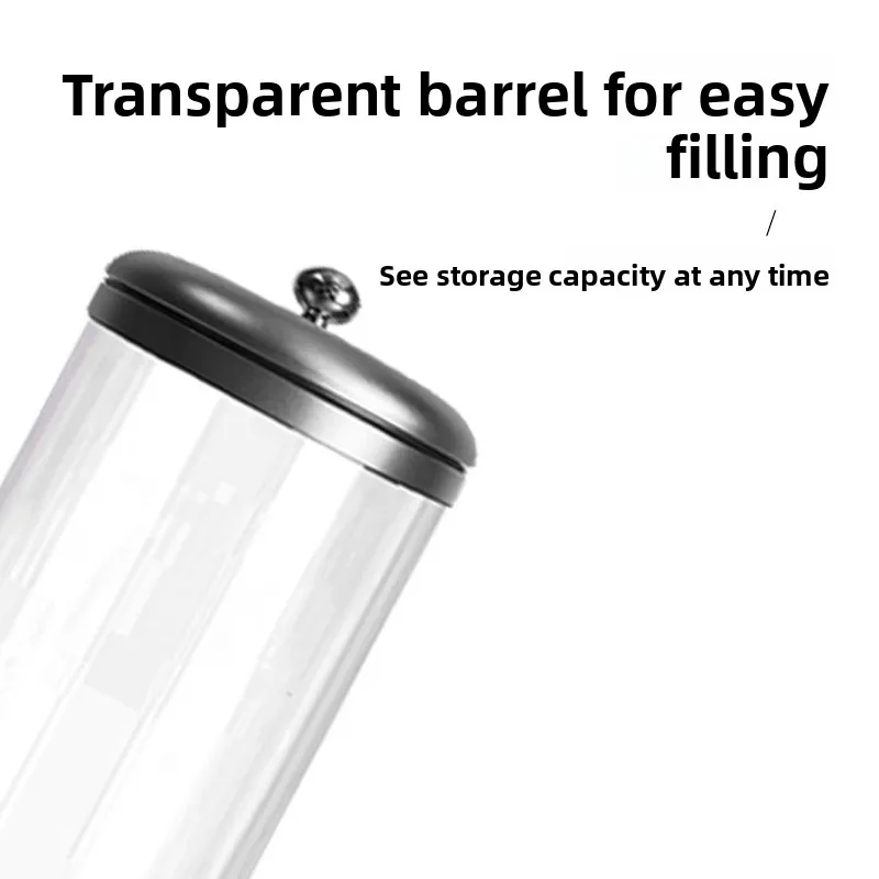 Large capacity sealed tank Circular wall-mounted display sealed tank Display storage tank