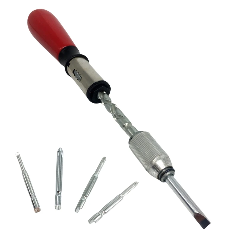 652F Ratchet Screwdriver Set Disassemble Rotating Ratchet Screwdriver Kit for Furniture/Car/Computer/Electronics Maintenance