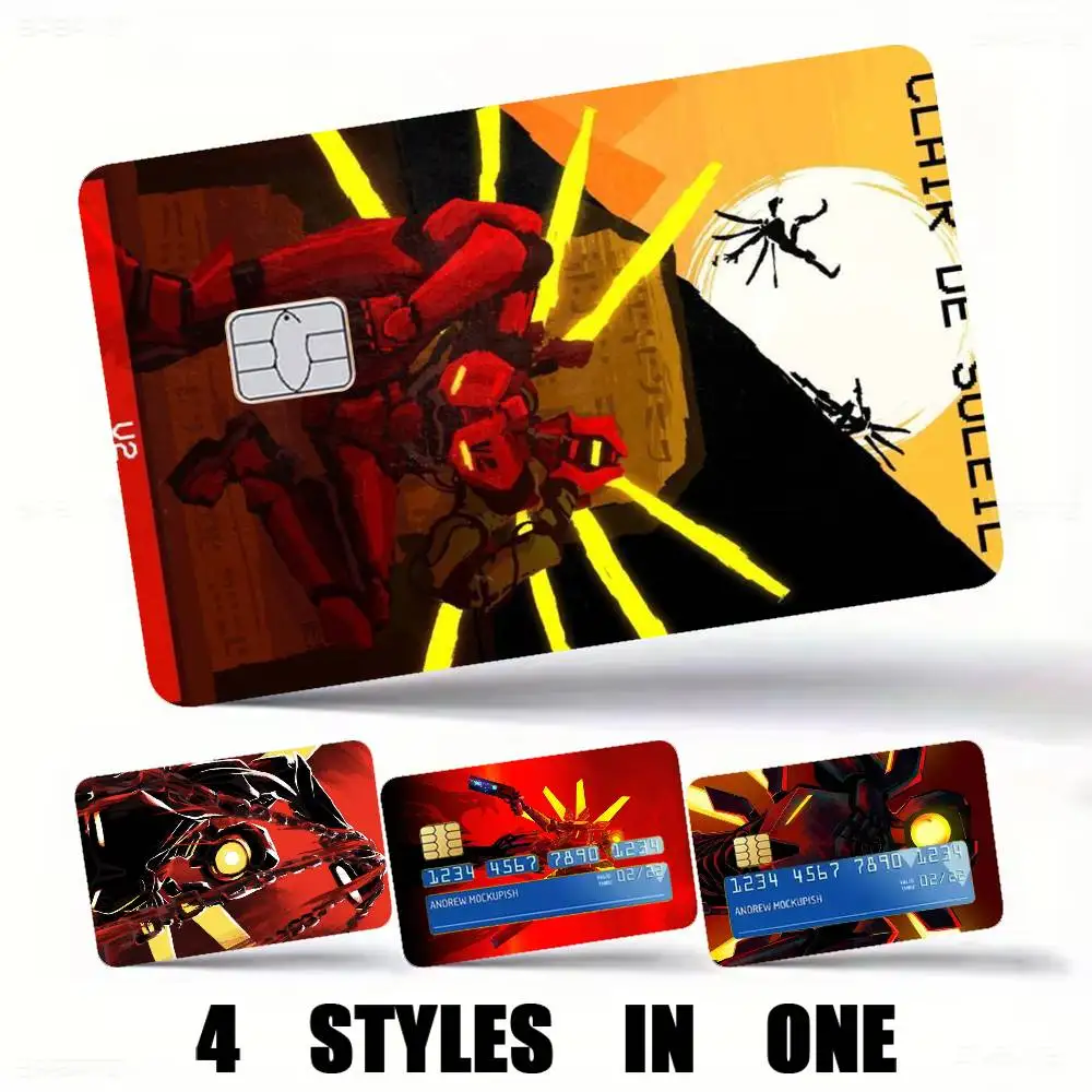 ULTRAKILL G-Game-e Credit Card HD Stickers Premium matte film effectively prevents fingerprints and daily abrasion.