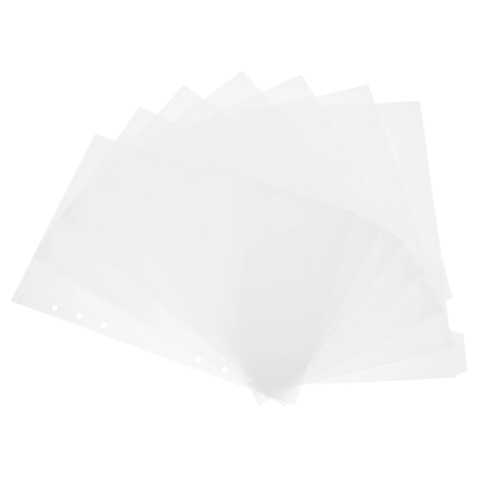 

7pcs Multi-Use Budget Binder Inserts Reusable Loose Leaf Pockets Portable Budget Book Insert Pp Material Daily Use