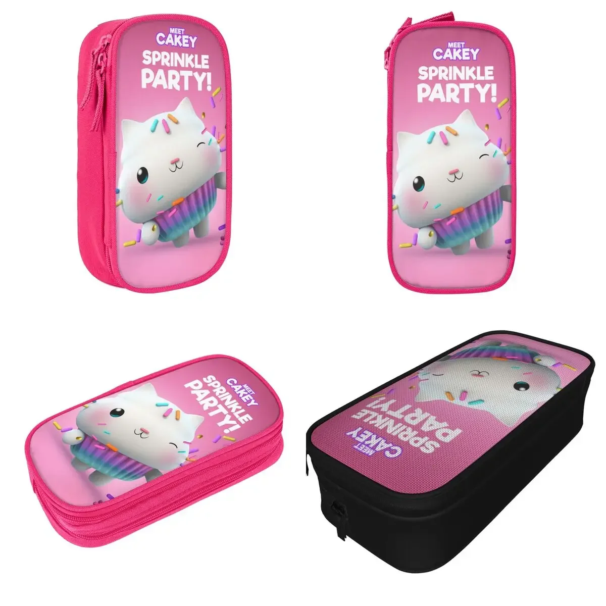 Gabby Dollhouse Pencil Cases Cute Cat Cartoon Pencil Box Pen Holder for Student Big Capacity Pencil Bags School Gifts Stationery