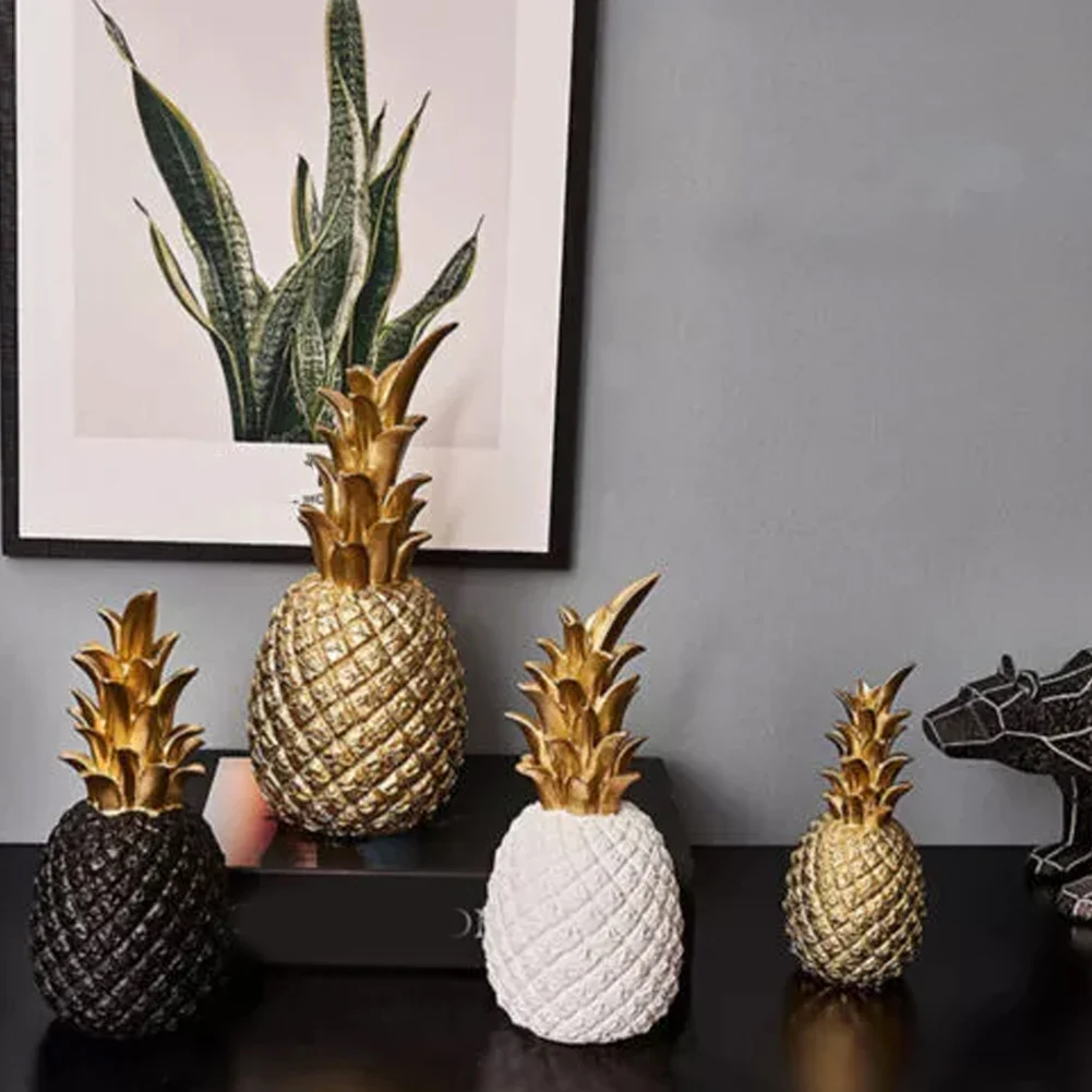 

Nordic Home Decor Pineapple Ornaments Creative Fruit Shape Desktop Living Room Decor Wedding Gift Home Decoration Accessories