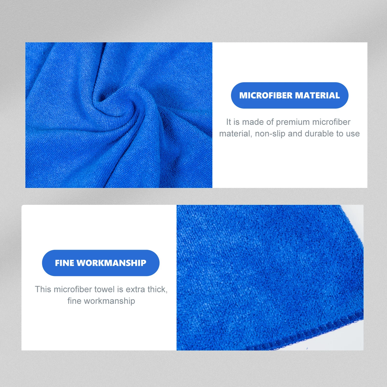 

1pc Dashboard Protector Microfiber Dashboard Cover Mat Reusable Washable Nonslip For Car Washing Windshield Tinting Car