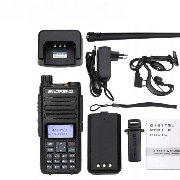 Practical bestseller BAOFENG  DR-1801 DMR Dual Band Radio, Dual Time Slot, Long Range, Anti-fall Digital Handheld Transceiver fo