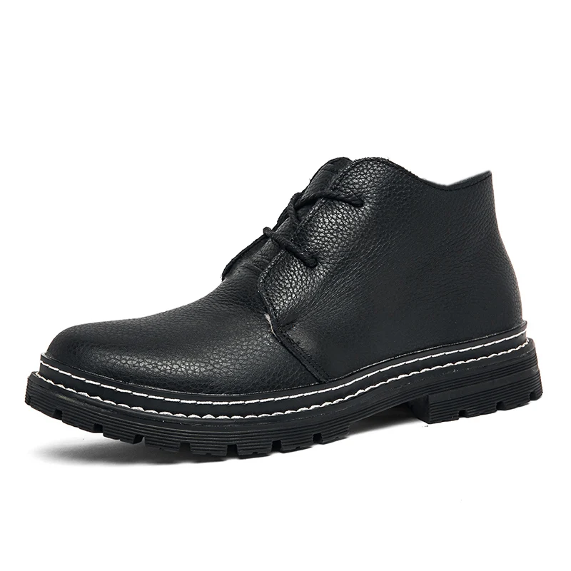 

Мужские классические ретро-ботинки из кожи 2026: модные ботинки-чукка/тёрф, мужские короткие дезерт-ботинки на шнуровке, высокие ботинки