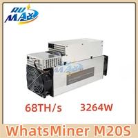 MicroBT WhatsMiner M20S 68T SHA-256 Bitcoin Miner - 68TH/s 48J/TH Efficiency with 3264W Power & P20 PSU Fast Shipping in stock